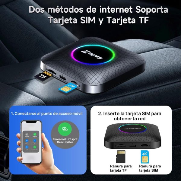 CarlinKit Tbox Max (Ambient) Android13 Qualcomm 6225 8-Core